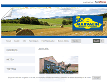 Tablet Screenshot of marvalin.fr